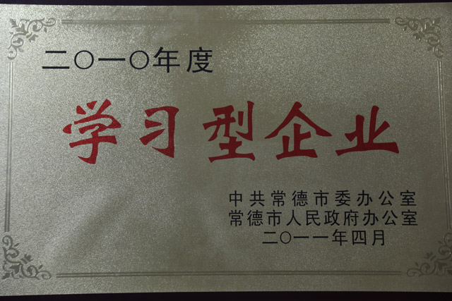 2010年度一“学习型企业”